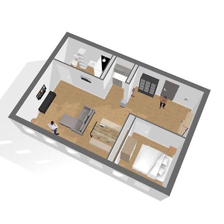 Apartmán Hyper Centre - Wifi Fibre Gratuit - Jergweloh - Le New Yorkais Caen Exteriér fotografie