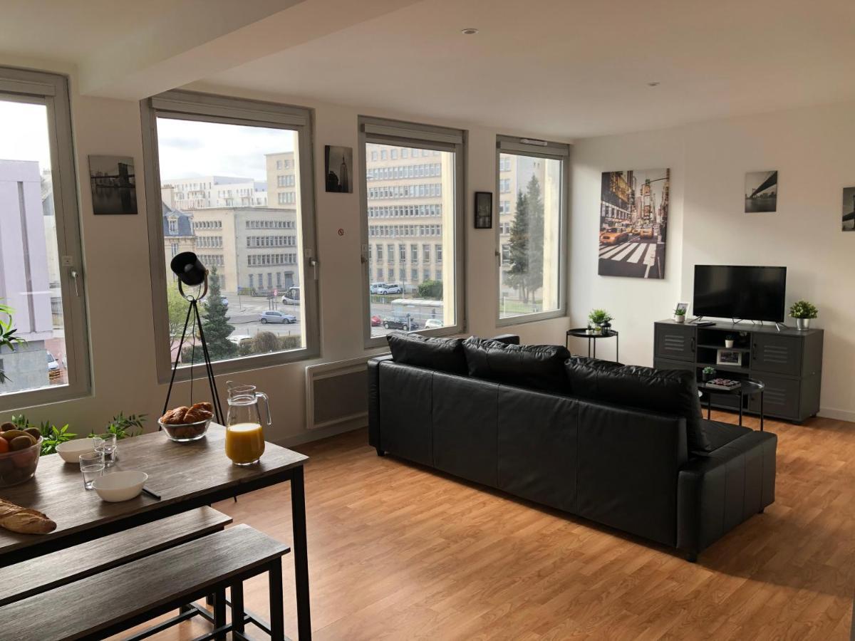 Apartmán Hyper Centre - Wifi Fibre Gratuit - Jergweloh - Le New Yorkais Caen Exteriér fotografie