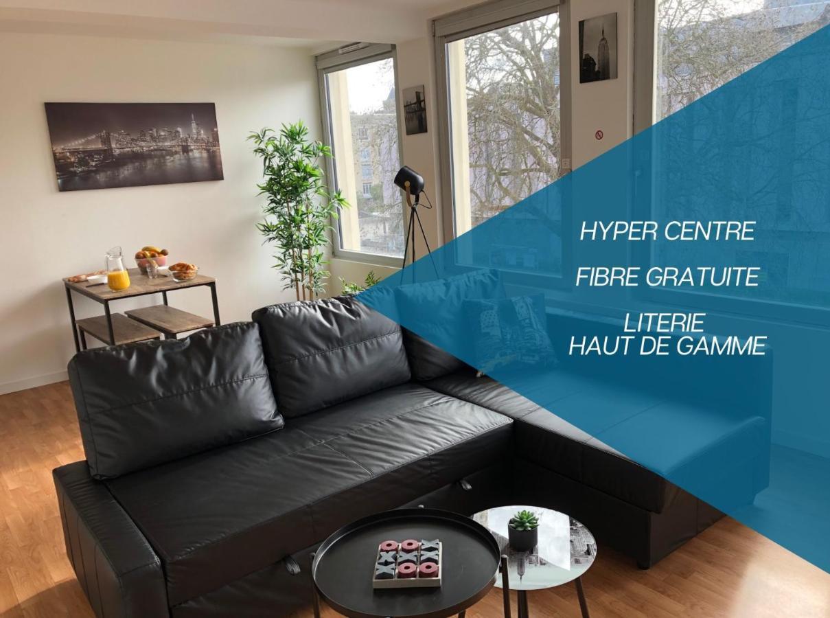 Apartmán Hyper Centre - Wifi Fibre Gratuit - Jergweloh - Le New Yorkais Caen Exteriér fotografie